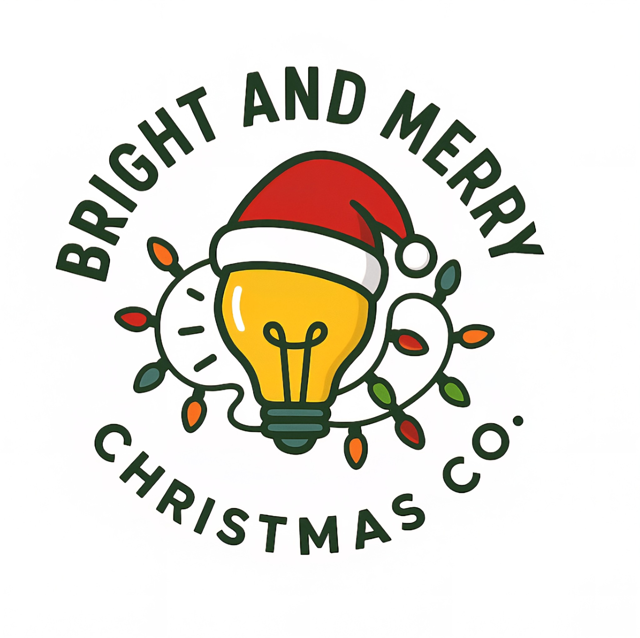 Bright and Merry Christmas Co. logo